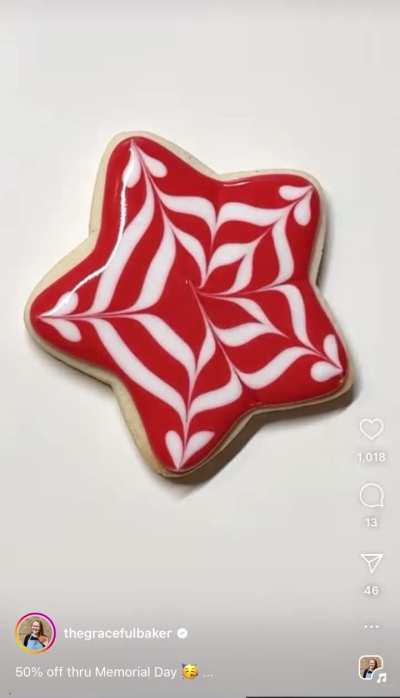 Memorial Day cookies by the Graceful Baker