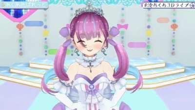 This is probably my favorite (and the best) part of Aqua's 3DLIVE. So cute!