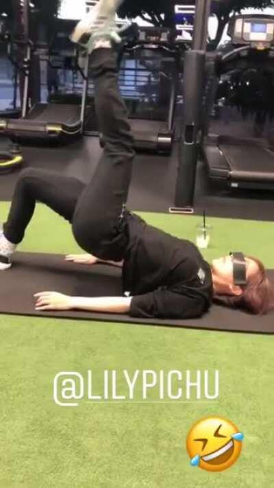 LilyPichu Working Out