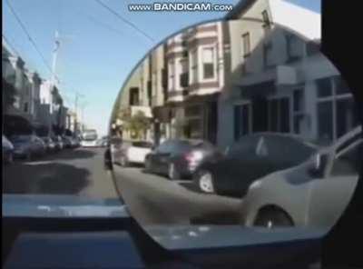 My mother (who has serious road rage) would tear this guy to shreds.