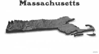Massachusetts Topography