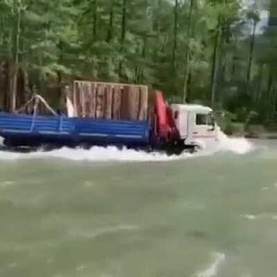 Just going up the river