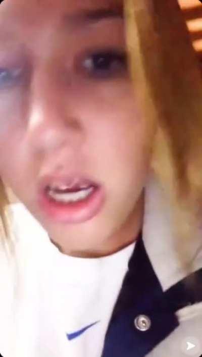 She’s pissed about it