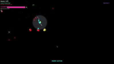 made a fast paced top down slasher in pygames for a game jam in 48 hours :D