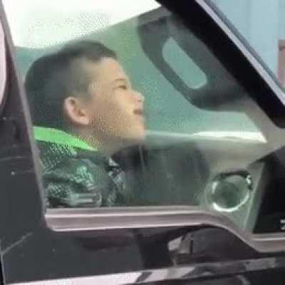 Mom: Why is the window all slimy? I just cleaned them?