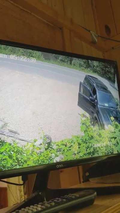 I saw the semi truck video and it reminded me that this happened. An active road and a 30 foot drop into a river down that bank.