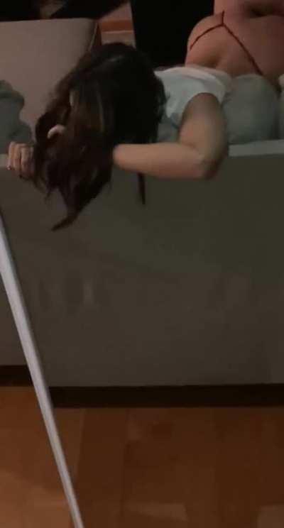 You can clearly see how much she’s enjoying it