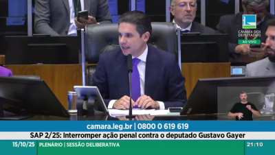 Plenário da Câmara susta Ação Penal contra Gustavo Gayer e impede que o STF julgue o deputado do PL