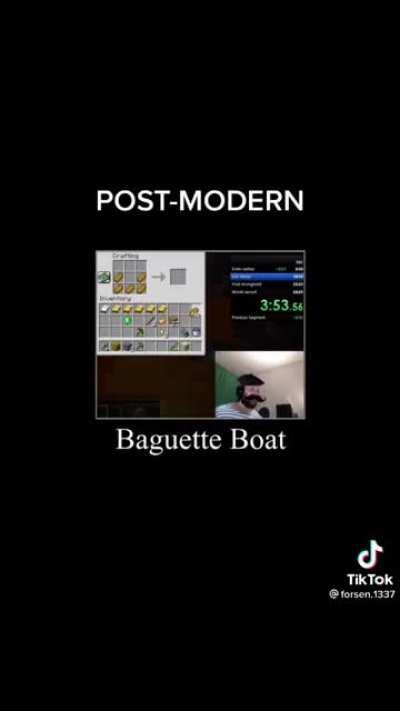 Baguette boat