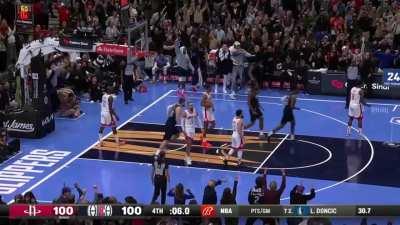 [Highlight] Harden gets the triple to fall along with the foul with 6 secs left