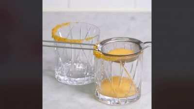 Cheese doodle gin and tonic