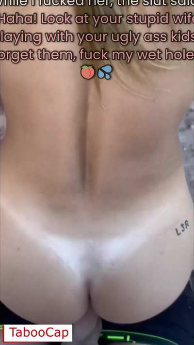 Fucking a Slutty Homewrecking Bitch Behind My Family's Back