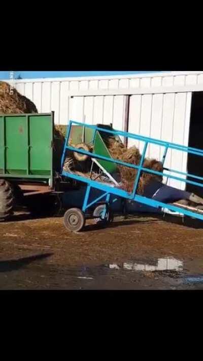 Pushing a wheelbarrow full of poop on a slippery slope