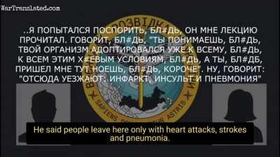 A Intercepted call, Russian soldier tells his wife about his visit to the hospital, where he was sent back to his position. She mentions another wave of mobilization after the NY which, in her opinion, will see Putin mobilizing all the Russians until he k