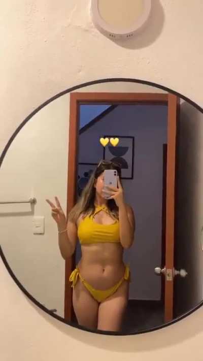 Phone and swimsuit