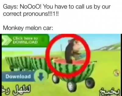 Kid named monkey melon car: