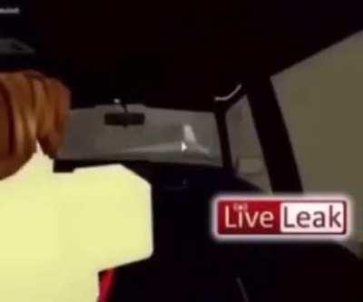 Unsuspecting Bacon hair driver gets fatally hit by a tumbling car at a fast speed, ends tragically 😭💔