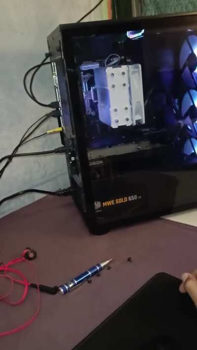 Is this normal noise fan? Mwe v3 atx 3.1 650 gold