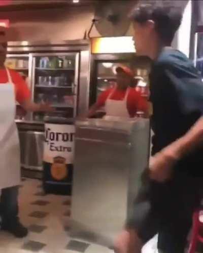 He came in there so hype and did 0 damage