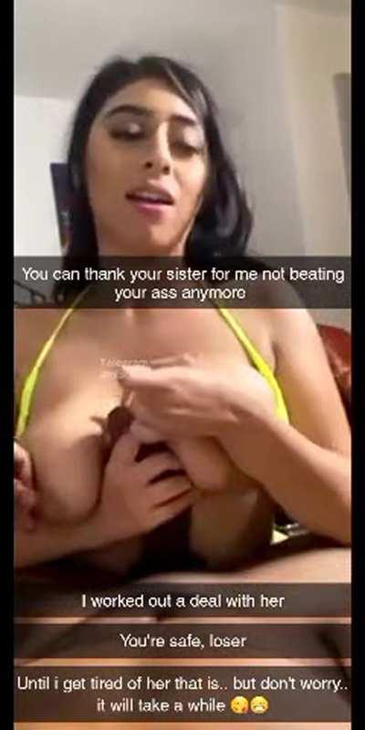 You're safe... until I get tired of her