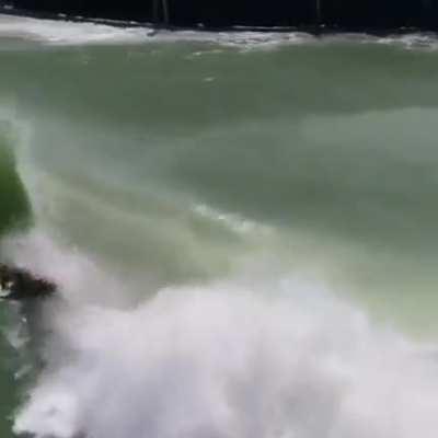 Whilst I catch this sick wave