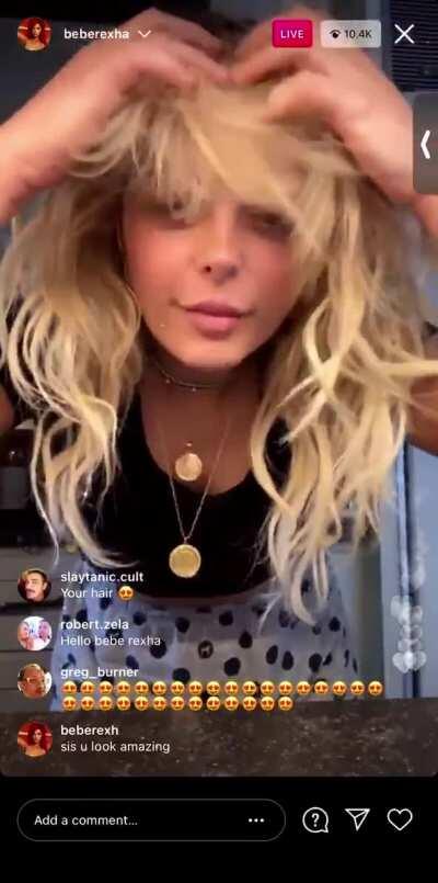 From yesterday live on insta