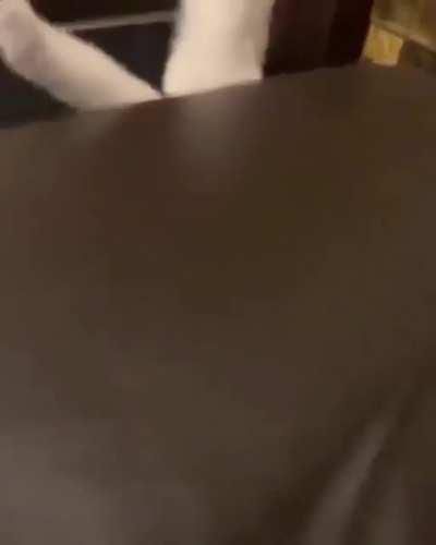 Falling through a crack!