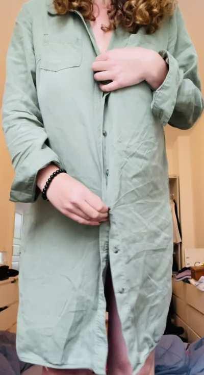 Delivery guy looked pretty happy when I was wearing only this…