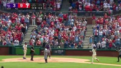 [Highlight] [Highlight] MLB OPS leader Brandon Marsh helps his cause with a 2-run homer to extend the Phillies lead