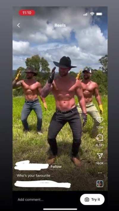 Grown men posting a thirst trap