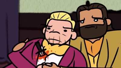 So i animated Ludwig hitting the Luddy in QT's Cluedo event... funny!!!