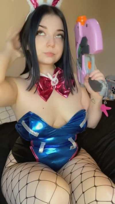your naughty little D.Va bunny wants your cock so bad