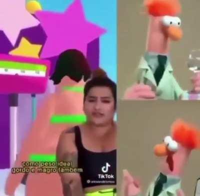 Até o Mr. Beaker ta achando frescura kkk