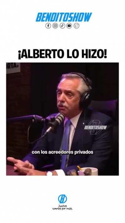Alberto lo hizo!
