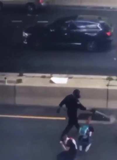 Philly cop pulls off kneeling woman’s mask to spray tear gas directly in her face