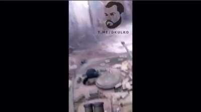 Russian BMP firing randomly full auto in forest near Kreminna (date unknown)