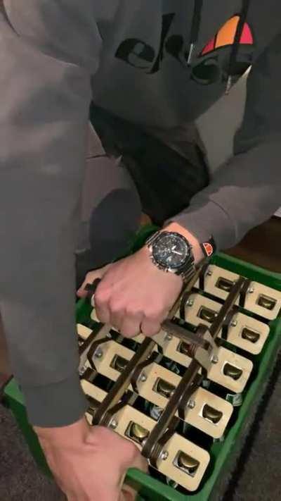 The beer crate opener (made in Germany)