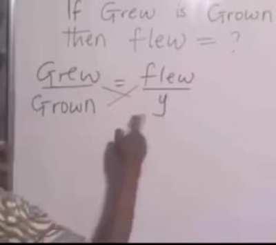 When a maths teacher is asked to teach grammar