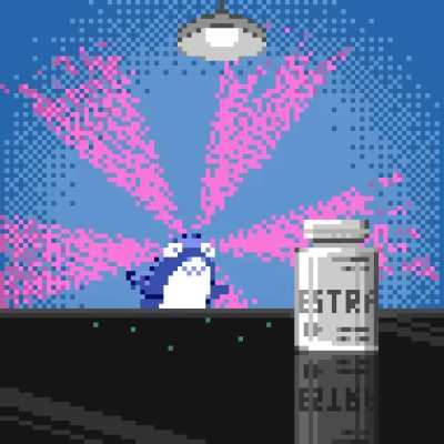 Someone left their girl pills unattended, so Pixelhaj decided to try some :3