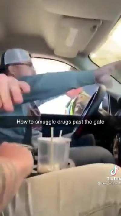 At least the gate guard doesn’t have the “kill me now” face you usually see.