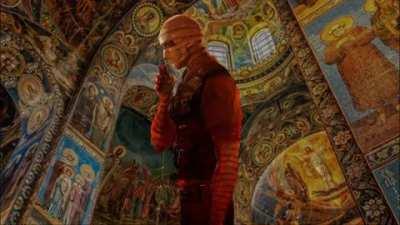 Joshua Graham recites the Nicene creed