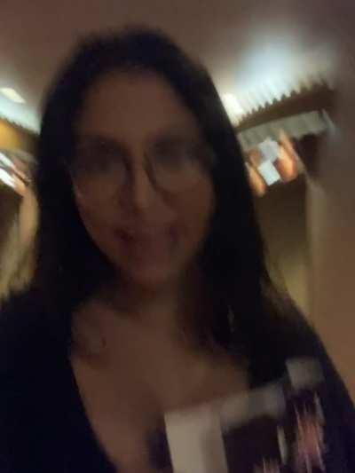 Leaving the movies last night