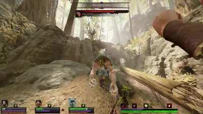 Hook-Rat stole my weapons so I had to play like this for the rest of the run. Can't have s*hit in Athel Loren.