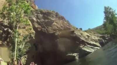 Don’t cliff dive drunk