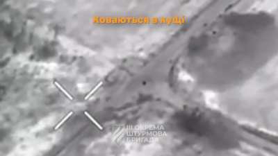 3rd Assault Brigade destroy Russian BMPs and Infantry, using Artillery, Cluster munitions and Drones. Kharkiv direction, 20 Nov 24. 