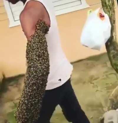 Guy with bees: The newest anime villian