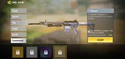 Diamond on all the guns in the test server