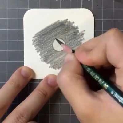 Drawing a drop of water