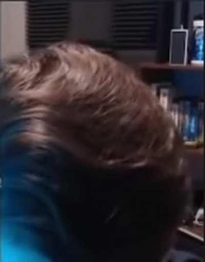 what's he laughing about?