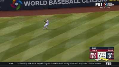 [Highlight] [Highlight] Alan Trejo singles to score Rowdy Tellez, USA is one run away from being mercy ruled by Mexico.